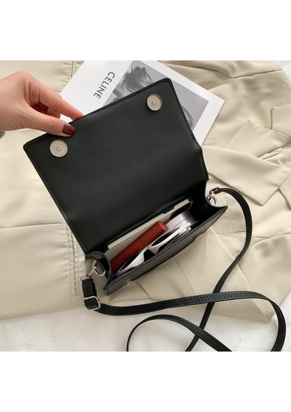 Gümüş Tarzı 20.5X7X12 cm Olid Renk Moda Omuz Çantaları Kadın Seyahat Çapraz Vücut Çanta Örgü Kadınlar Için Küçük Pu Deri Crossbody Çanta (Yurt Dışından) indirimleri