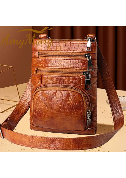 Şerit Tarzı Çok Cepler Günlük Omuz Çantaları Kadın Retro Flap Çanta Çanta Çanta Kadın Crossbody Çanta Moda Lüks Ana Kesesi Bolsos (Yurt Dışından) fiyatları