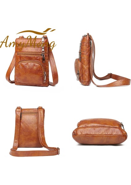 Şerit Tarzı Çok Cepler Günlük Omuz Çantaları Kadın Retro Flap Çanta Çanta Çanta Kadın Crossbody Çanta Moda Lüks Ana Kesesi Bolsos (Yurt Dışından) indirimleri