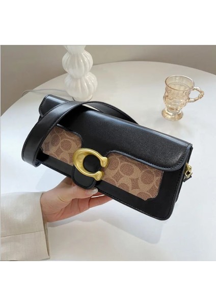 No.2 Tarzı Moda Timsah Deri Kadın Çanta Retro Timsah Çanta Omuz Crossbody Çanta Bayan El Çantaları Kadın Çanta Baget Çanta (Yurt Dışından)