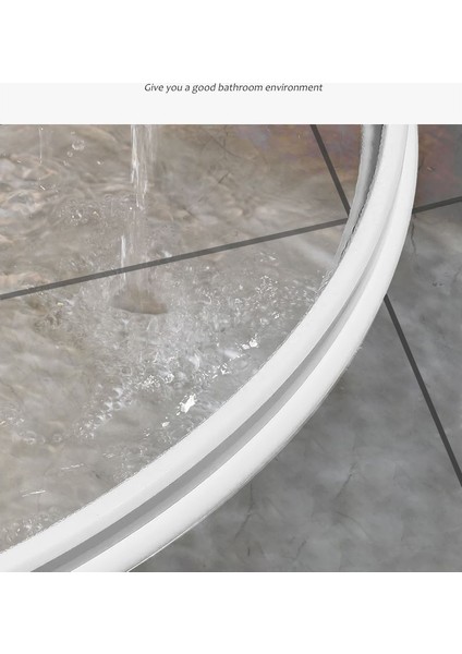 Gri Stil 50CM Silikon Banyo Su Durdurucu Engelleyici Duş Barajı Kuru ve Islak Ayırma Gelgit Bariyeri Kendinden Yapışkanlı Su Bariyerleri Sızdırmazlık Şeridi (Yurt Dışından) indirimleri
