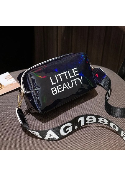 Pembe Tarzı Mini Kadın Lazer Crossbody Çanta Messenger Omuz Çantası Pvc Jöle Küçük Tote Messenger Şeker Renk Çanta Lazer Holografik (Yurt Dışından) fiyatları