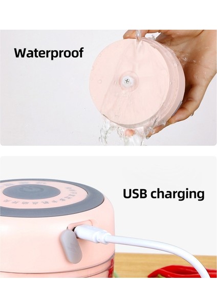 100ML Beyaz Stil ml Elektrikli Sarımsak Ezici Sarımsak Presi Sebze Biber Eti Sarımsak Doğrayıcı Presi USB Ezici Makinesi Mutfak Aletleri (Yurt Dışından)