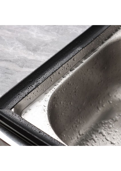 Şeffaf Stil 200CM Çok Boyutlu Renkli Silikon Banyo Su Tutma Şeridi Çamaşır Makinesi Havzası Soba Kuru ve Islak Ayırma Duş Barajı Bariyeri (Yurt Dışından) fırsatları