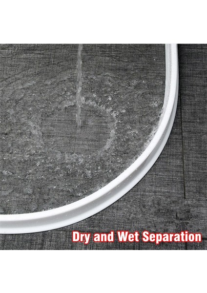 Siyah Stil Uzunluk 80CM Katlanabilir Silikon Banyo Su Tutma Şeridi Tuvalet Kuru Islak Ayırma Engelleyici Duş Eşik Barajı Sel Bariyeri (Yurt Dışından) indirimleri