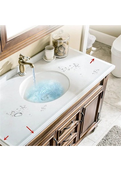 Şeffaf Stil 50CM Uzunluk 1 Adet Çok Boyutlu Mutfak Su Tutma Şeridi Kendinden Yapışkanlı Kapı Conta Şeridi Banyo Ayırma Duş Barajı Bariyer Aksesuarı (Yurt Dışından) fırsatları