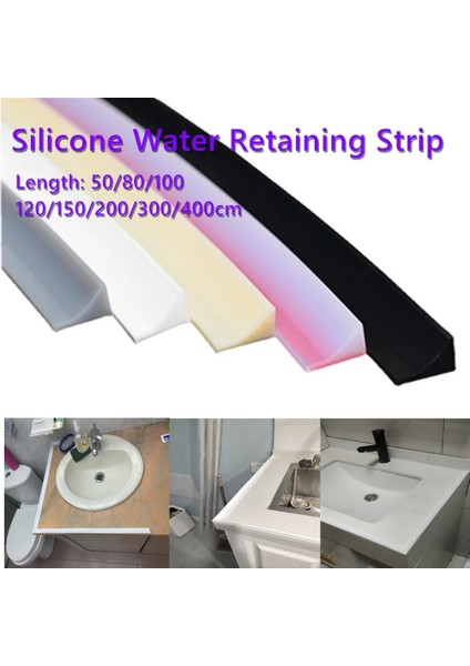 Stili Temizle 80CM Su Durdurucu Tezgah Su Tutma Şeridi Bükülebilir Banyo Çamaşır Makinesi Eşik Su Duş Barajı Bariyer Mutfak (Yurt Dışından) fiyatları