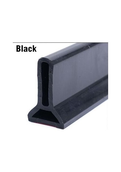 Siyah Stil 50CM Yüksek Silikonlu Banyo Su Durdurucu Engelleyici Duş Barajı Kaymaz Kuru ve Islak Ayırma Taşkın Bariyeri Kapı Alt Sızdırmazlık Şeridi (Yurt Dışından)