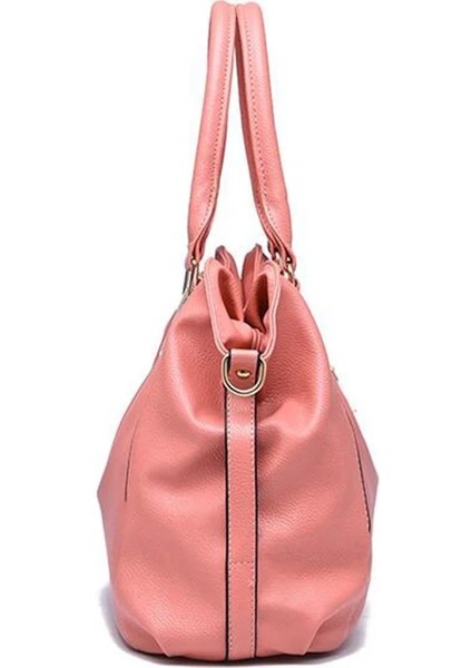 Bordo Tarzı 36X14X23 cm Smooza New Luxury Handbags Women Shoulder Bag Casual Large Tote Bags Hobo Soft Leather Ladies' Crossbody Messenger Bag Sac (Yurt Dışından) modelleri