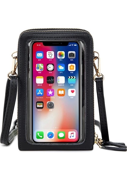 Stil-1 Koyu Mavi Stil Yeni Kadın Pu Deri Omuz Çantaları Kadın Büyük Kapasiteli Crossbody Çanta Kızlar Çok Fonksiyonlu Çanta Telefon Çanta (Yurt Dışından) fırsatları