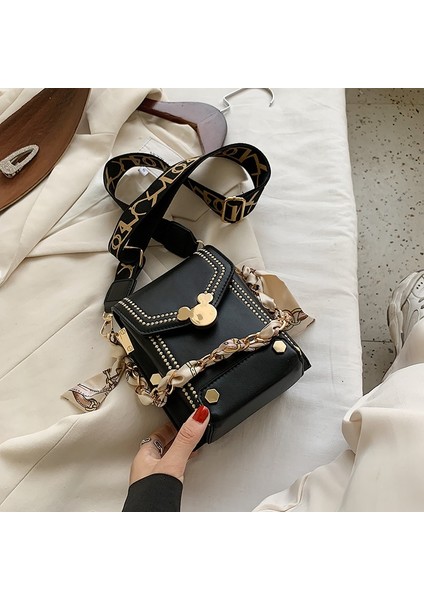 Düz Siyah Stil С Доставкой Youthful Sweet Pu Leather Crossbody Bags For Womewinter Fashion Small Shoulder Luxury Handbag Female Chain Bag (Yurt Dışından)