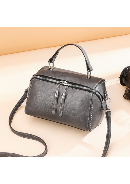 Gri Stil Women Leather Handbags Fashion Rivet Female Bag Multicolor High Capacity Crossbody Bags For Ladies New Luxury Shoulder Bag (Yurt Dışından)