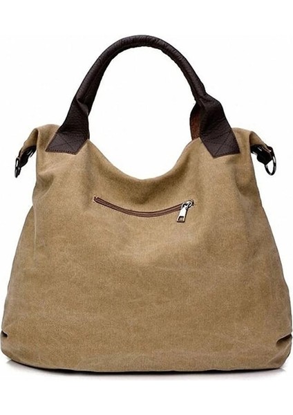 Haki-2 Tarzı 2020 Kadın Çantası Büyük Büyük Kapasiteli Kadın Casual Tote Çanta Kadın Omuzdan Askili Çanta Tuval Crossbody Bayan El Çantaları Alışveriş Çantası (Yurt Dışından) indirimleri