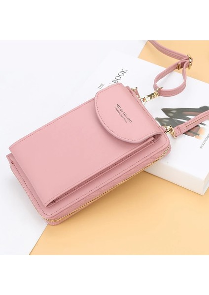 Koyu Haki Stili Kadın Çanta Ünlü Pu Deri Crossbody Çanta Telefon Çanta Kart Sahipleri Büyük Kapasiteli Omuz Çantaları Flap (Yurt Dışından) fiyatları