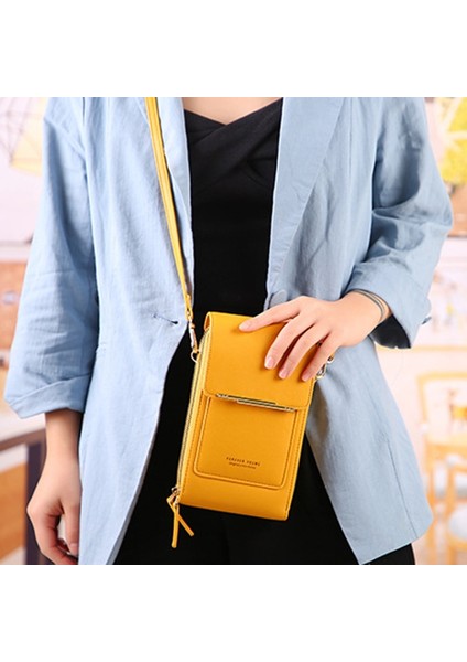 Royal Blue 1 Style Kadın Çantası Dokunmatik Ekranlı Cep Telefonu Çanta Akıllı Telefon Cüzdanı Deri Omuz Askısı Çanta (Yurt Dışından) fırsatları
