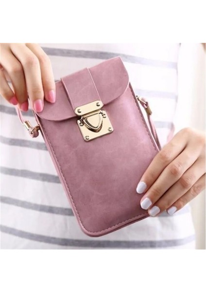 Tip 4 Açık Gri Stili Kadın Deri Messenger Çanta Mini Cep Cep Telefonu Kılıfı Öğrenci Crossbody Kılıf Debriyaj Çanta Cüzdan Kız Küçük Omuz Çantası Çanta (Yurt Dışından) fiyatları