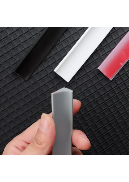 Gri Tarzı 30CM Kendinden Yapışkanlı Silikon Banyo Su Durdurucu Su Tutma Şeridi Bükülebilir Banyo Kapısı Çamaşır Makinesi Duş Barajı Bariyeri (Yurt Dışından)