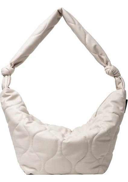 Pu Beyaz Bir Stil 57CMX31CMX11CM Kadınlar Için Bez Omuz Çantaları Moda Deri Kompozit Kadın Çantaları Trend Bayan Çantaları Büyük Kapasiteli Kadın Günlük Çanta (Yurt Dışından)