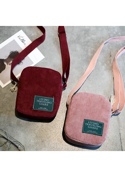 Kahverengi Tarzı Moda Kadın Crossbody Messenger Çanta Omuz Çantaları Bayanlar Için Rahat Çanta Wome Bolsos Mochilas Kadife Kahverengi (Yurt Dışından) indirimleri