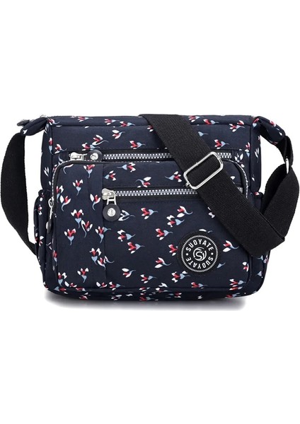 B Donanma Tarzı Asual Tasarımcı Kadın Omuz Çantası Naylon Kadın Çanta Omuz Çantası Su Geçirmez Kız Postacı Çantaları Crossbody Kadınlar Küçük (Yurt Dışından)