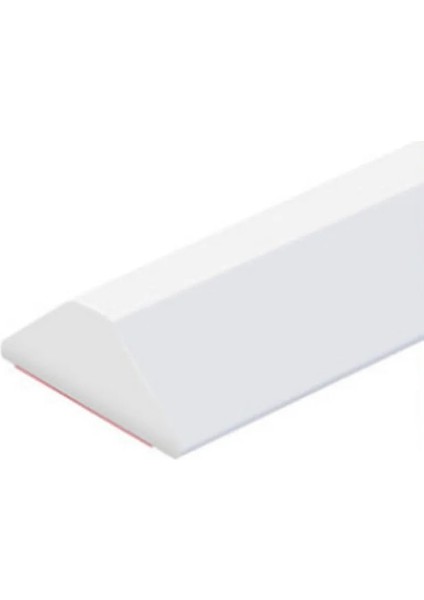 Beyaz Stil Uzun 70CM Silikon Banyo Su Durdurucu Engelleyici Şerit Duş Kuru ve Islak Ayırma Taşkın Bariyer Kapı Alt Kendinden Yapışkanlı Sızdırmazlık Şeridi (Yurt Dışından)