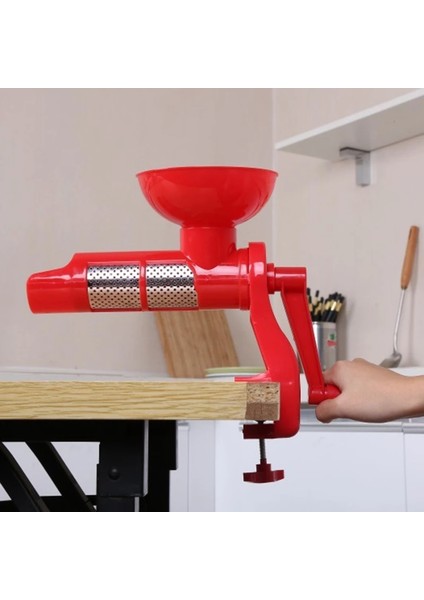 Kırmızı Stil Domates Sosu Sıkacağı Plastik El Kılavuzu Domates Suyu Için Çok Fonksiyonlu Mutfak Aksesuarları Alet Meyve Araçları (Yurt Dışından) fırsatları