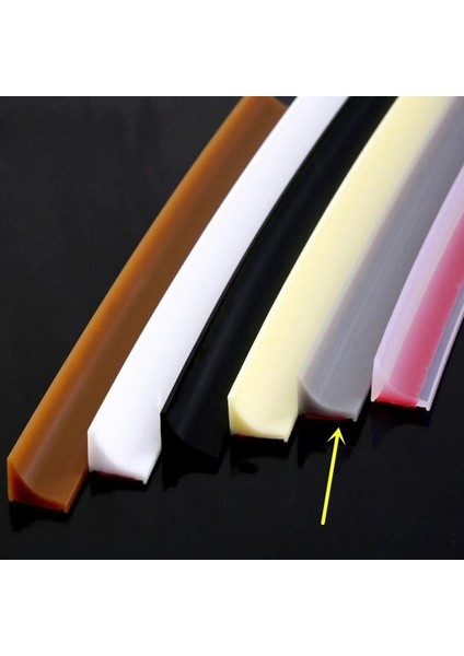 Gri Stil 120CM 6 Renk Silikon Banyo Su Tutma Şeridi Kaymaz Kuru Islak Ayırma Duş Barajı Sel Bariyeri Kapı Alt Sızdırmazlık Şeridi (Yurt Dışından)