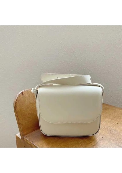 Bej Tarzı 22CMX17CMX6CM Omuz Çantaları Kadınlar Için Crossbody Çanta Tasarımcı Eyer Kadın Çanta Çanta Çanta Pu Deri Moda Tüm Maç Basit Düz Renk (Yurt Dışından)