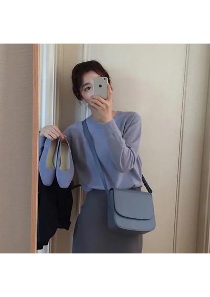 Bej Tarzı 22CMX17CMX6CM Omuz Çantaları Kadınlar Için Crossbody Çanta Tasarımcı Eyer Kadın Çanta Çanta Çanta Pu Deri Moda Tüm Maç Basit Düz Renk (Yurt Dışından) fırsatları