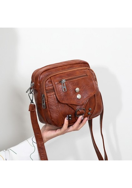 Siyah Stil 19CM6CM19CM Women Handbags Bags For Wome New Luxury Handbags Pu Leather Purses And Handbags Vintage Designer Bag Luxury Crossbody Bags (Yurt Dışından) fiyatları