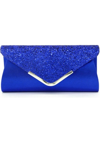 Mavi Stil Noenname Kadın Glitter Pırıltılı Zarf Bayanlar Sequins Akşam Partisi Balo Akıllı Jane Debriyaj Çanta Çanta (Yurt Dışından)