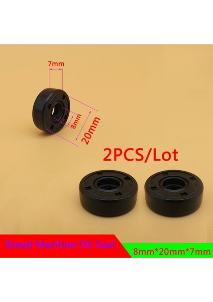 *20*7mm Yağ Keçesi Halkası Ekmek Yapma Makinesi Parçaları Ekmek Makinesi Yedek Parçaları Giyilebilir (Yurt Dışından)