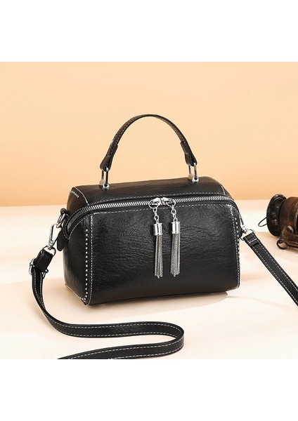 Pembe Tarzı Women Leather Handbags Fashion Rivet Female Bag Multicolor High Capacity Crossbody Bags For Ladies New Luxury Shoulder Bag (Yurt Dışından) fiyatları