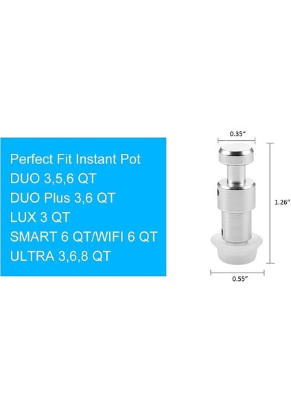Anında Pot Duo 3qt 5qt 6qt Duo Plus 3qt 6qt Ultra 3qt 6qt 8qt Lux 3qt Nova Plus Vb Için 2 Adet Float Vana Ealer Conta (Yurt Dışından)