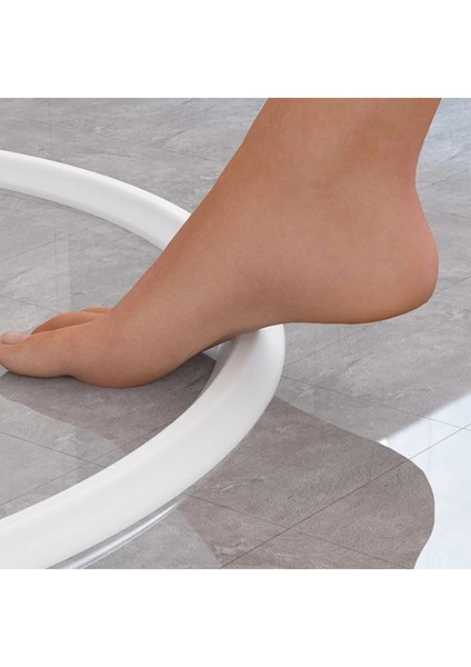 Siyah Stil 0,9 Milyon Banyo Kuru ve Islak Ayırma Taşkın Bariyer Su Için Kauçuk Kendinden Yapışkanlı Su Tutma Şerit Kapı Alt Su Engelleyici (Yurt Dışından)