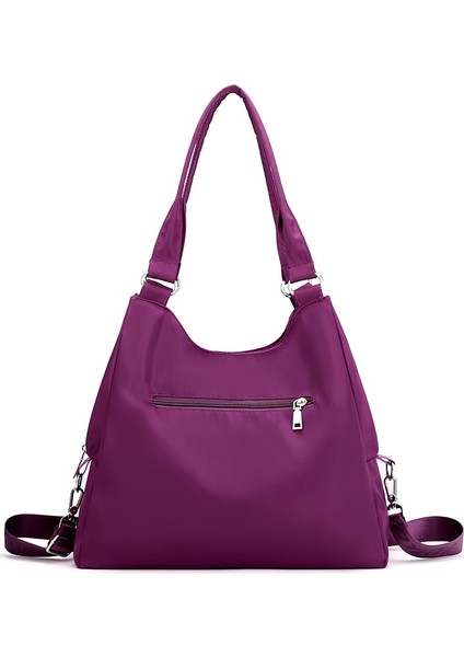 Mavi Stil Yeni Kadın Rahat Naylon Büyük Bez Çanta Hafif Su Geçirmez Büyük Kapasiteli Çanta Messenger Çanta Bayanlar Alışveriş Omuz Çantası (Yurt Dışından) modelleri