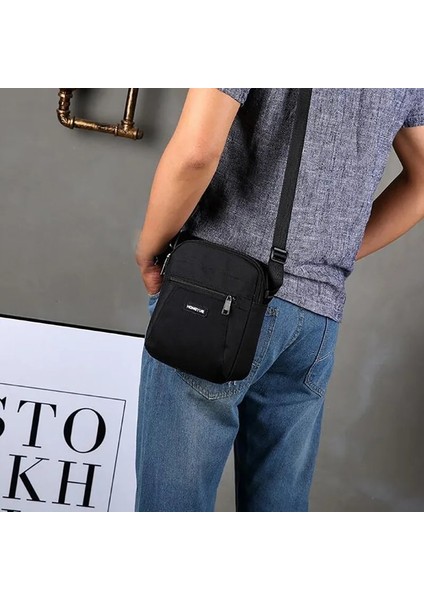 Siyah-2 Tarzı Kadın Çanta Çanta Crossbody Kanvas Çanta Woma Için Big Bag Kanvas Omuz Tote Bayan Çanta Bayan Tasarımcı Postacı Çantaları (Yurt Dışından)