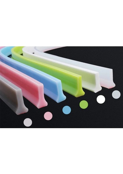 Kırmızı Stil 2 Milyon 30MM Yükseklik Banyo Su Durdurucu Su Bölmesi Kuru ve Islak Ayırma Taşkın Bariyeri Kauçuk Baraj Silikon Su Engelleyici Ince Stil (Yurt Dışından)