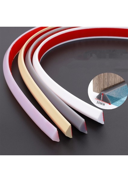 Kahverengi Tarzı 150CM Duş Banyo Için Kendinden Yapışkanlı Su Durdurucu Bant Kuru ve Islak Ayırma Kauçuk Baraj Taşkın Bariyeri Silikon Kapı Alt Engelleyici (Yurt Dışından) fiyatları