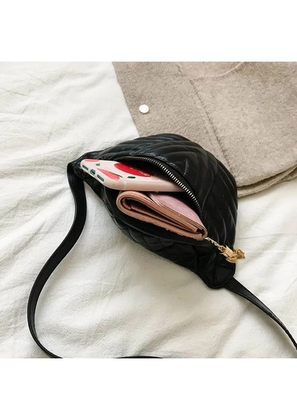 Bej Tarzı Moda Kadın Messenger Kemer Çanta Paketi Deri Bel Çantaları Kız Seyahat Küçük Fanny Göğüs Paketi Bolsas Bayanlar Kalıpçı Çanta (Yurt Dışından) indirimleri