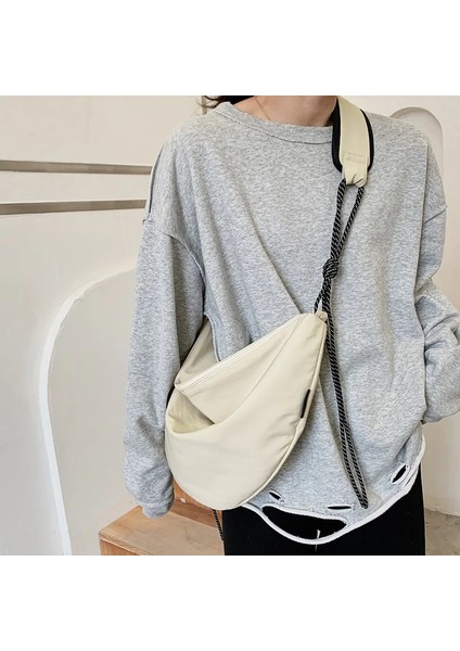 Turuncu Tarzı Kadınlar Vintage Düz Renk Büyük Kapasiteli Omuz Çantası Yeni Postacı Çantaları Bayanlar Kanvas Corssbody Çanta Bez Çanta Çanta (Yurt Dışından) indirimleri