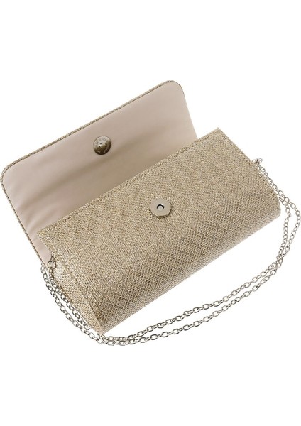 Şampanya Tarzı Kadın Akşam Omuz Çantası Gelin Debriyaj Parti Balo Düğün Zarf Çanta (Yurt Dışından) fırsatları