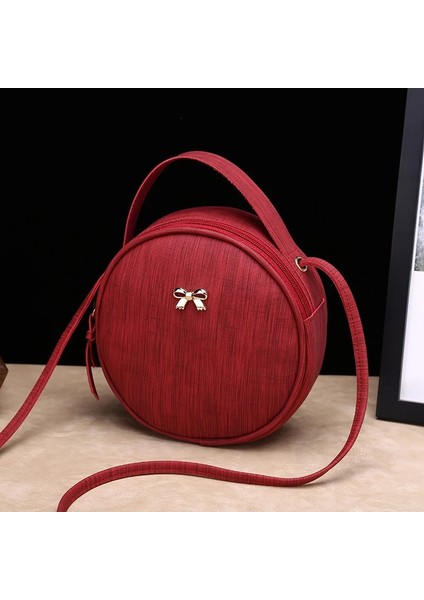 Siyah Stil Tasarım Moda Kadın Yuvarlak Çanta Deri Kadın Dairesel Crossbody Omuz Messenger Çanta Bayan Çanta Kadın Bolsa Çanta (Yurt Dışından) modelleri