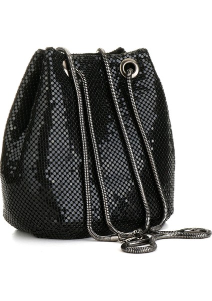 Gold2 Tarzı Moda Kadın Pullu Crossbody Çanta ile Kova Omuz Çantası Akşam Partisi Şerit Altın Çanta Kız Çanta Kadın Manşonlar Bolsos (Yurt Dışından) modelleri