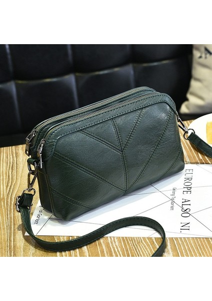 Ordu Yeşili Tarzı 25X7X15CM Yogodlummer Fashion Women Bag Leather Handbags Pu Shoulder Bag Small Flap Crossbody Bags For Women Messenger Bags (Yurt Dışından)