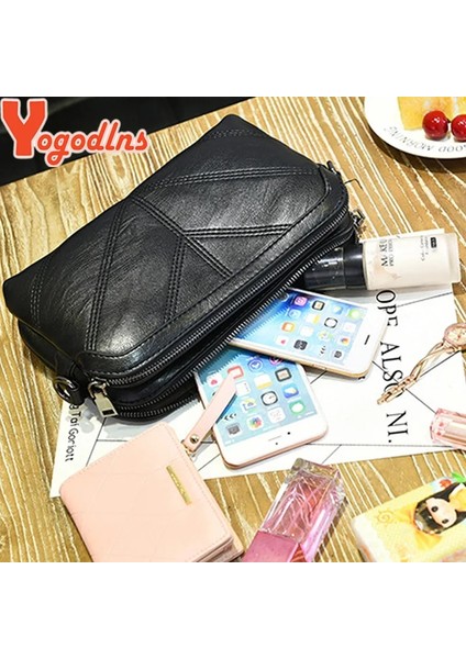 Ordu Yeşili Tarzı 25X7X15CM Yogodlummer Fashion Women Bag Leather Handbags Pu Shoulder Bag Small Flap Crossbody Bags For Women Messenger Bags (Yurt Dışından) indirimleri