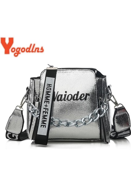 Pembe Stil 18X8X17CM Yogodlns Moda Gelgit Bayanlar Mektup Çanta Geniş Askı Chaoulder Çanta Kadın Crossbody Çanta Bolsa Yeni Kız Küçük Çanta (Yurt Dışından) fiyatları