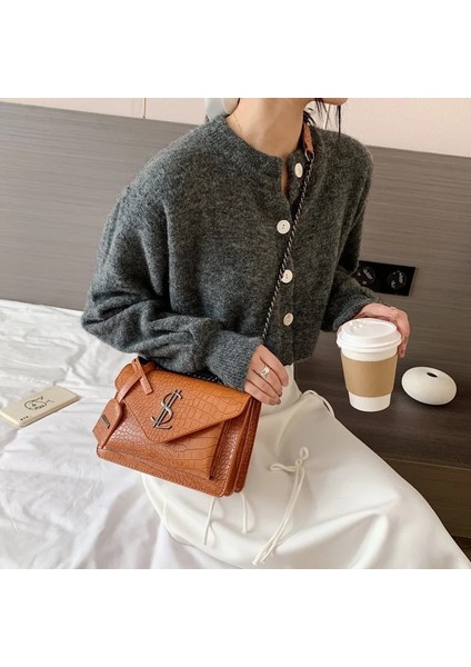 Siyah Stil Pu Leather Women Messenger Handbags Famous Designer Handbags Luxury Women Bags Lady Clalaid Shoulder Crossbody Bags (Yurt Dışından) fırsatları