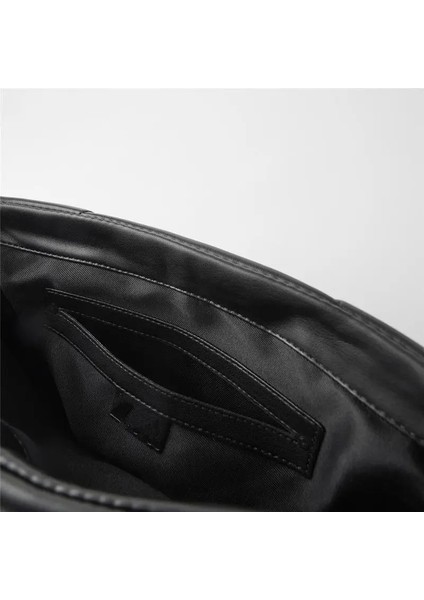 Mavi Stil Kadın Çanta Omuz Çantası Kadınlar Için Crossbody Çanta Çanta Tasarımcı Çanta Yumuşak Pu Deri Yeni Eşkenar Dörtgen Kafes Zincir Moda (Yurt Dışından)