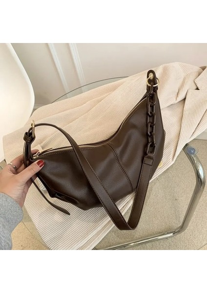 Bej Beyaz Tarzı 35X17X6CM 2022 Women Soft Leather Handbags High Vintage Crossbody Bags For Women Solid Chaoulder Bags Female Sac A Main New (Yurt Dışından) fiyatları